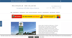 Desktop Screenshot of feingold-research.com